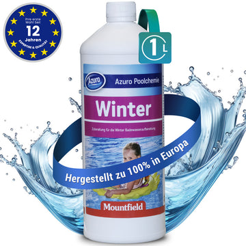 Azuro Winterfit 1 L Pool Winterschutz – Wintermittel für Swimmingpool gegen Kalk & Ablagerungen