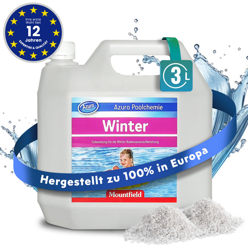 Azuro Winterfit 3 L Pool Wintermittel – Winterschutz gegen Kalk, Ablagerungen & Verschmutzungen