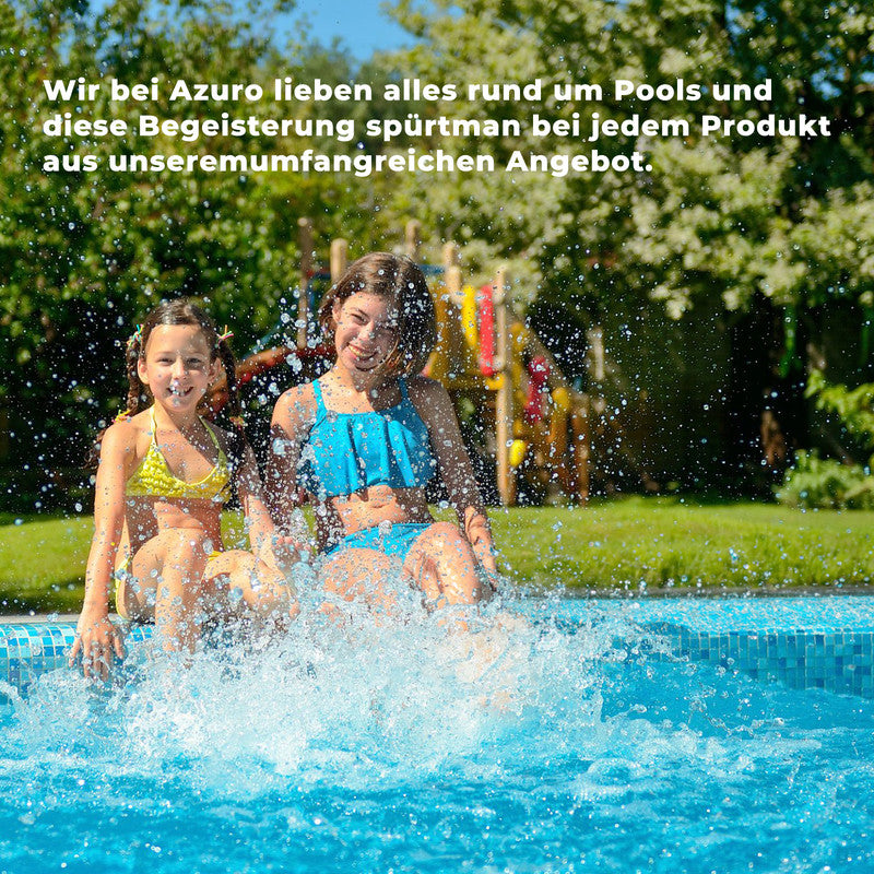 Azuro Flockungsmittel Pool – Wasserklärer gegen Trübungen für kristallklares Poolwasser