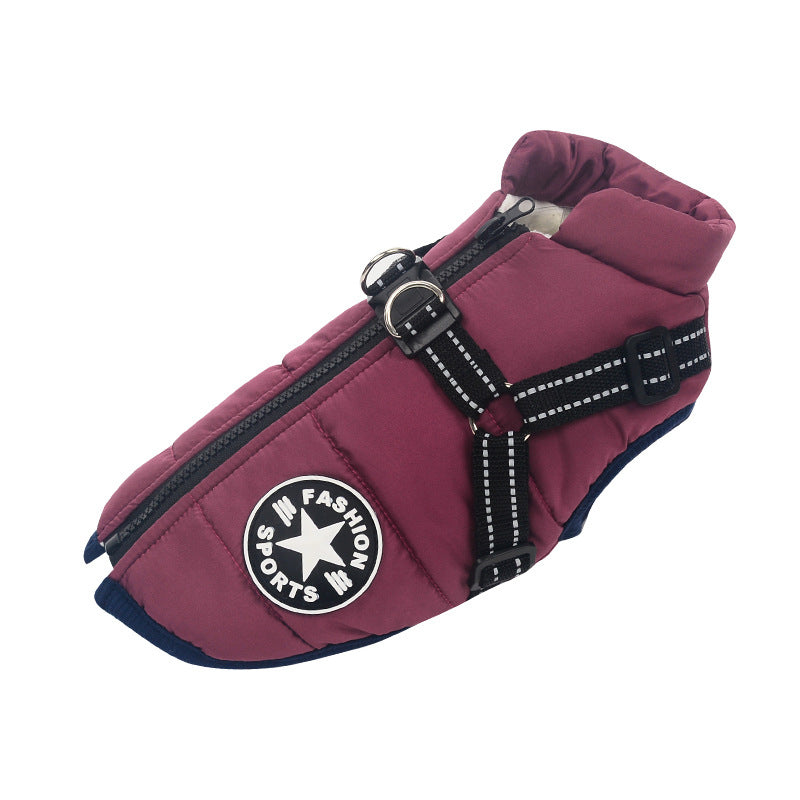 Wasserfeste Hundegeschirr-Jacke