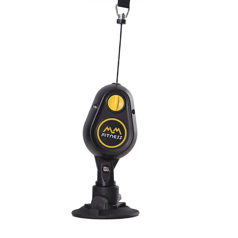 Fitness-Zugseiltrainer mit Saugnapf – Widerstandsseil für Pull-Down-Übungen zu Hause