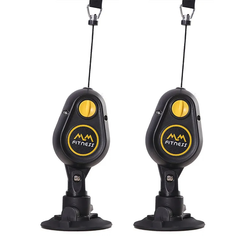 Fitness-Zugseiltrainer mit Saugnapf – Widerstandsseil für Pull-Down-Übungen zu Hause
