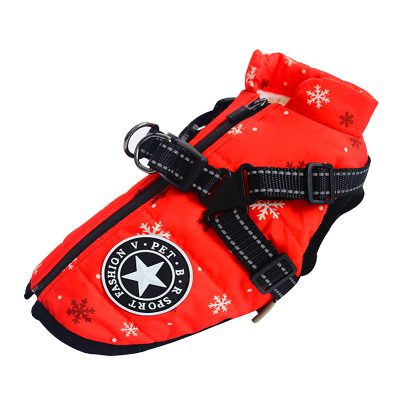 Wasserfeste Hundegeschirr-Jacke