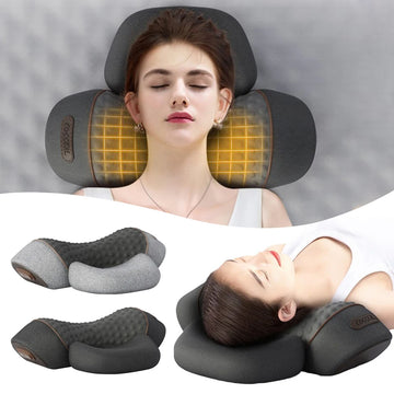 Elektrisches Nackenmassage-Kissen – Wärme & Vibrationsfunktion