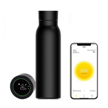 Smart Tuya Wasserflasche – Intelligente Trinkflasche mit App & Temperaturanzeige