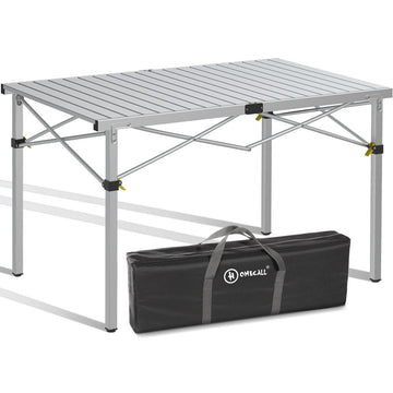 HOMECALL Campingtisch klappbar 117×70 cm – Outdoor Klapptisch Gartentisch für 4-6 Personen bis 100 kg belastbar | B-Ware Sonderposten