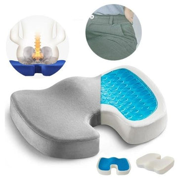 Orthopädisches Sitzkissen mit Kühlgel & Memory Foam