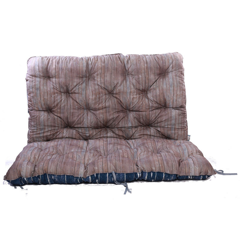Palettenkissen Wendeauflage Blau-Beige 120×140×10 cm – Sitzauflage für Europaletten, wetterfest & komfortabel
