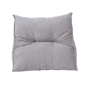 Rückenkissen Keilkissen 58×30×48 cm Hellgrau – ergonomisches Palettenkissen aus Cordstoff