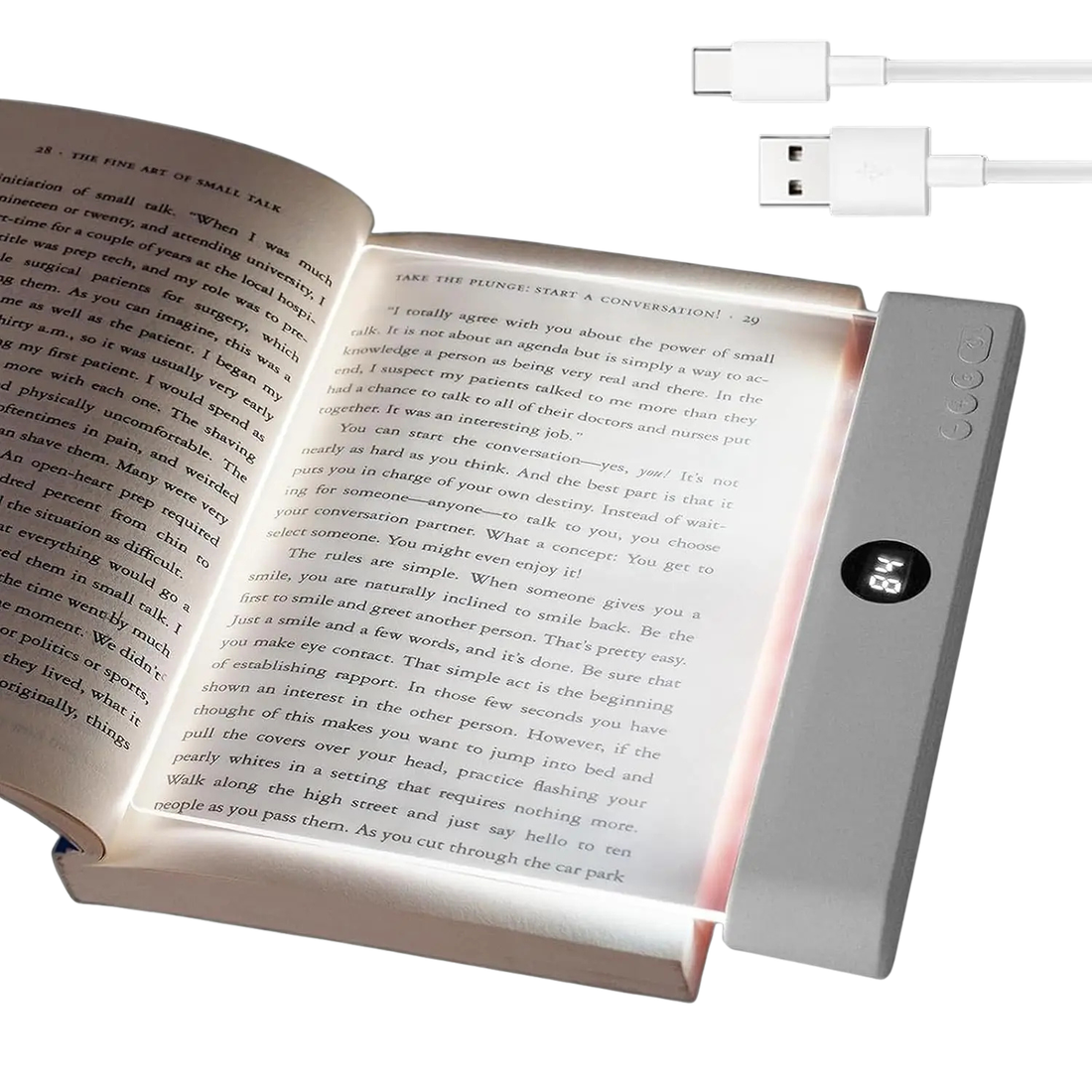 Smart LED Leselampe – kompakt & augenschonend