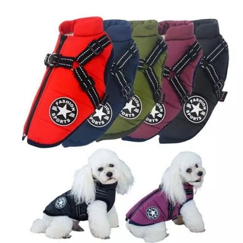 Wasserfeste Hundegeschirr-Jacke