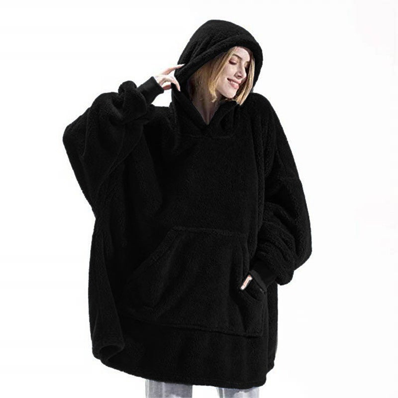 Kuschelige Übergrößen Hoodie Decke