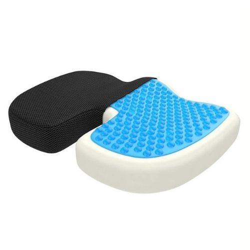 Orthopädisches Sitzkissen mit Kühlgel & Memory Foam