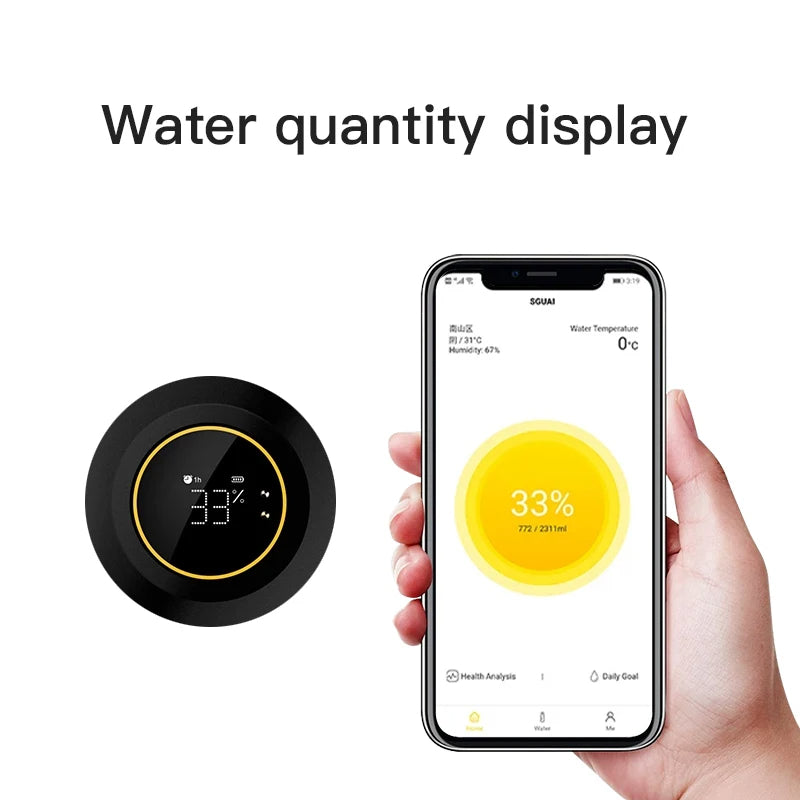 Smart Tuya Wasserflasche – Intelligente Trinkflasche mit App & Temperaturanzeige
