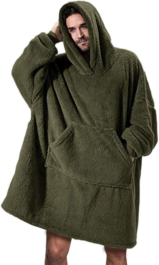 Kuschelige Übergrößen Hoodie Decke