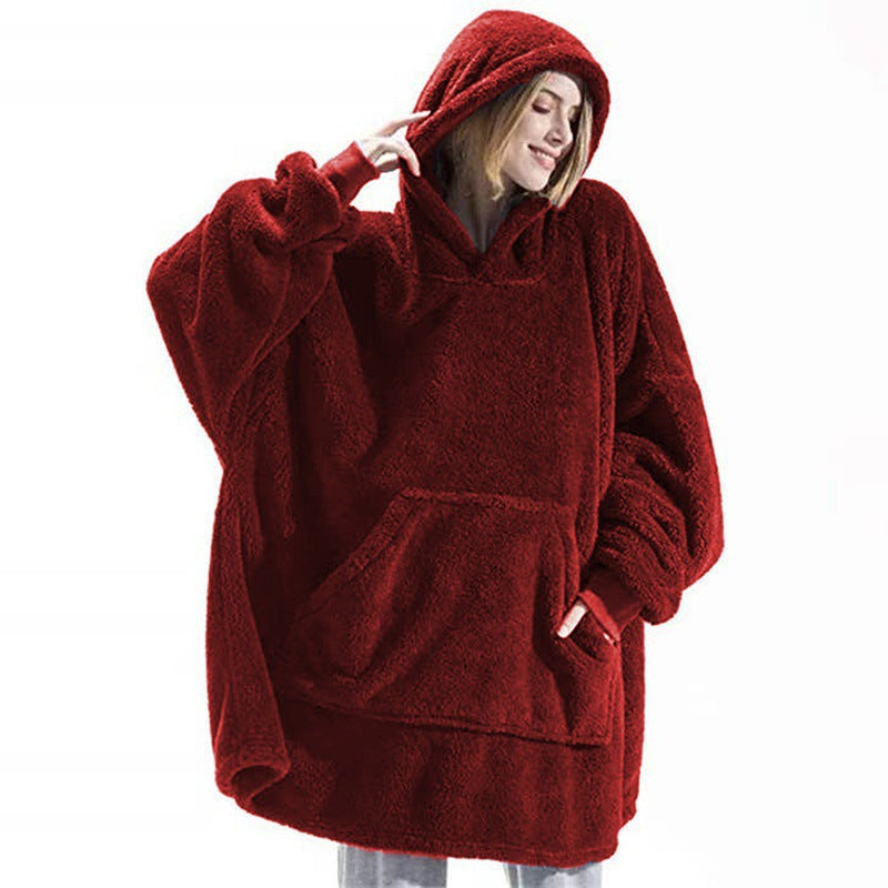 Kuschelige Übergrößen Hoodie Decke