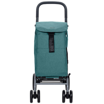 Carlett Einkaufstrolley klappbar 53 L + 10 L Kühltasche – Einkaufswagen 4 Räder bis 25 kg belastbar | B-Ware Sonderposten