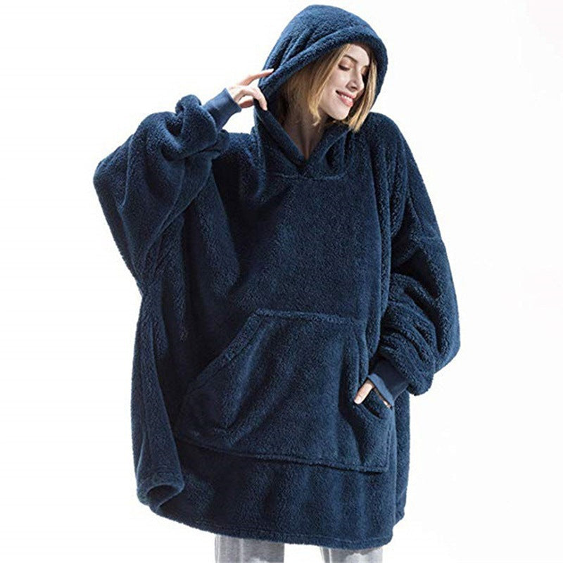 Kuschelige Übergrößen Hoodie Decke