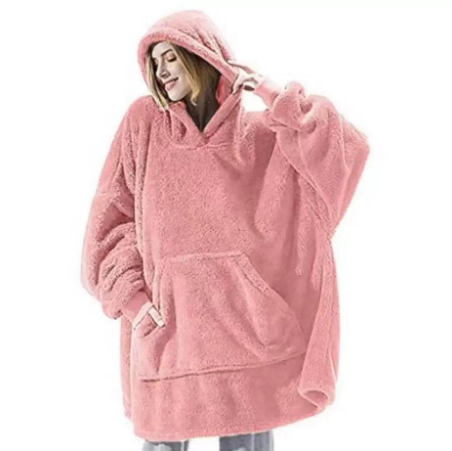 Kuschelige Übergrößen Hoodie Decke