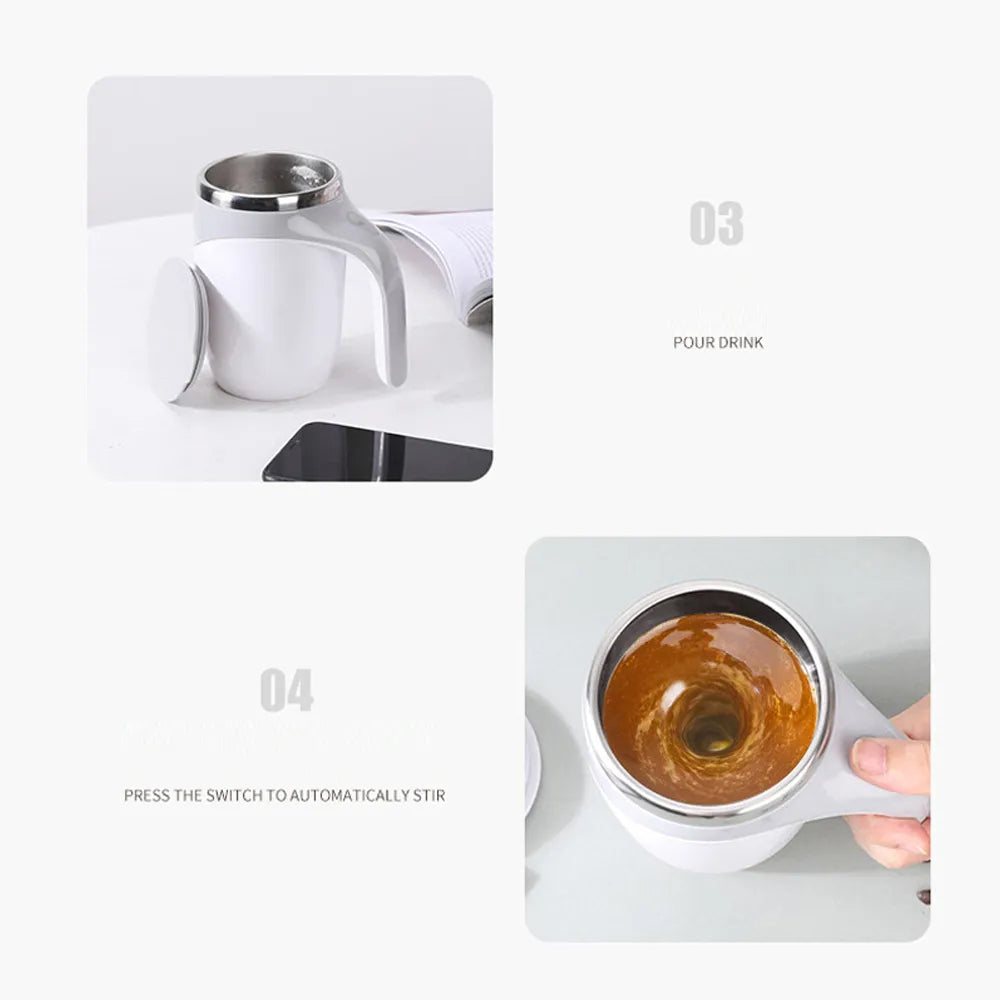 Selbstrührender Becher – Automatisches Rühren für Kaffee & Tee