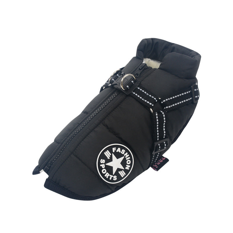 Wasserfeste Hundegeschirr-Jacke