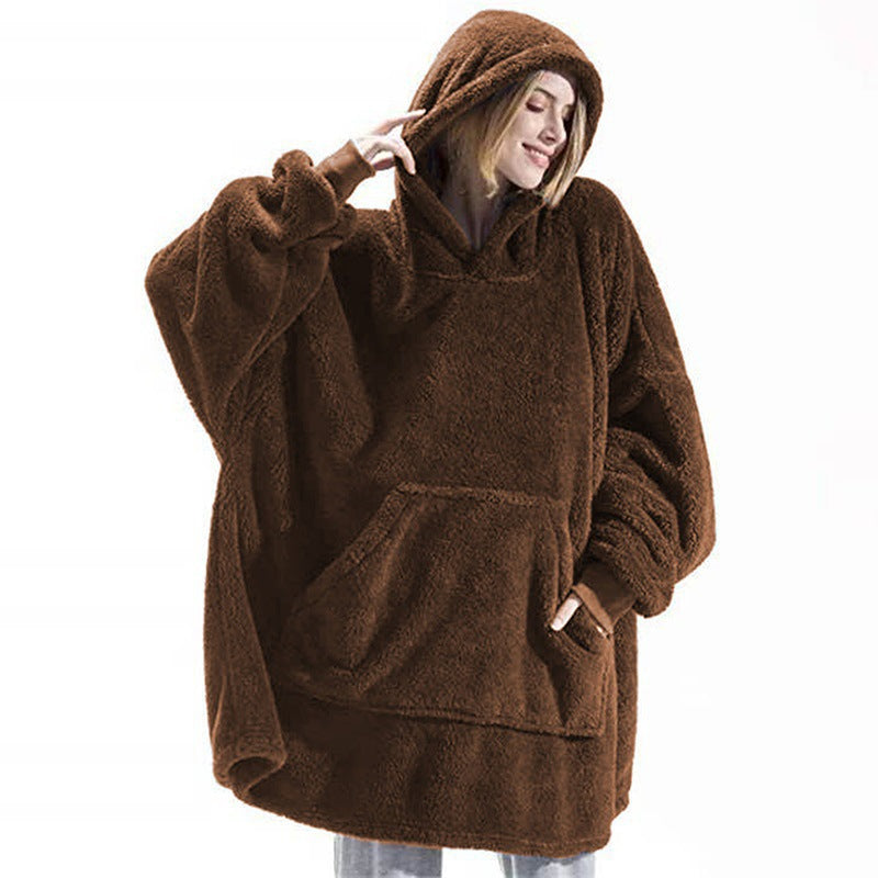 Kuschelige Übergrößen Hoodie Decke