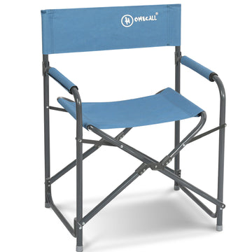 Regiestuhl Ultraleicht Klappstühle Faltbar Campingstuhl Gartenstuhl, Blau