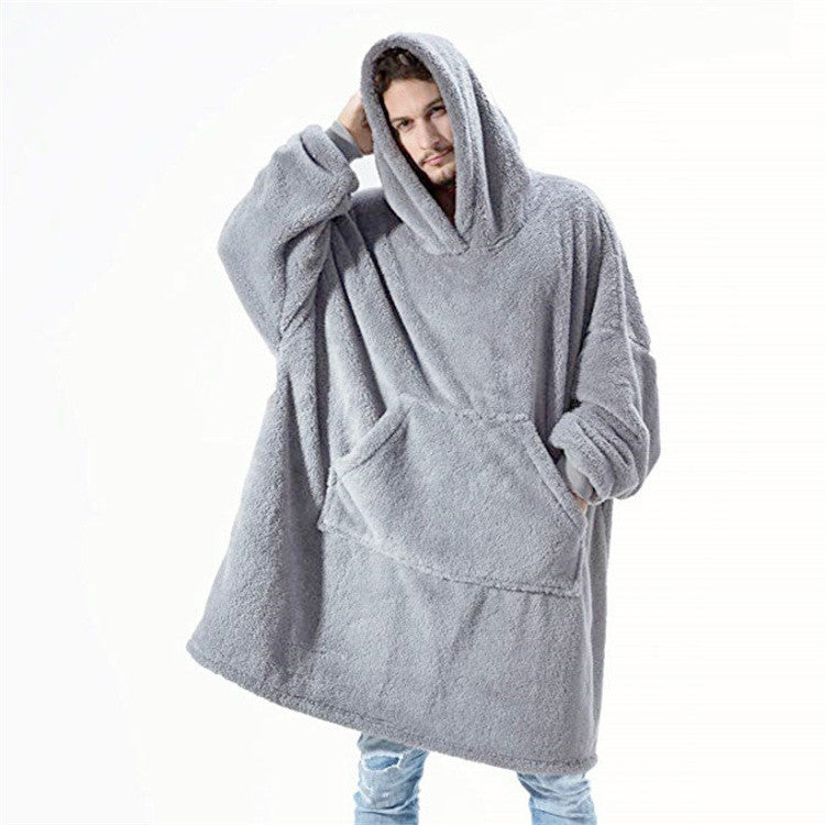 Kuschelige Übergrößen Hoodie Decke