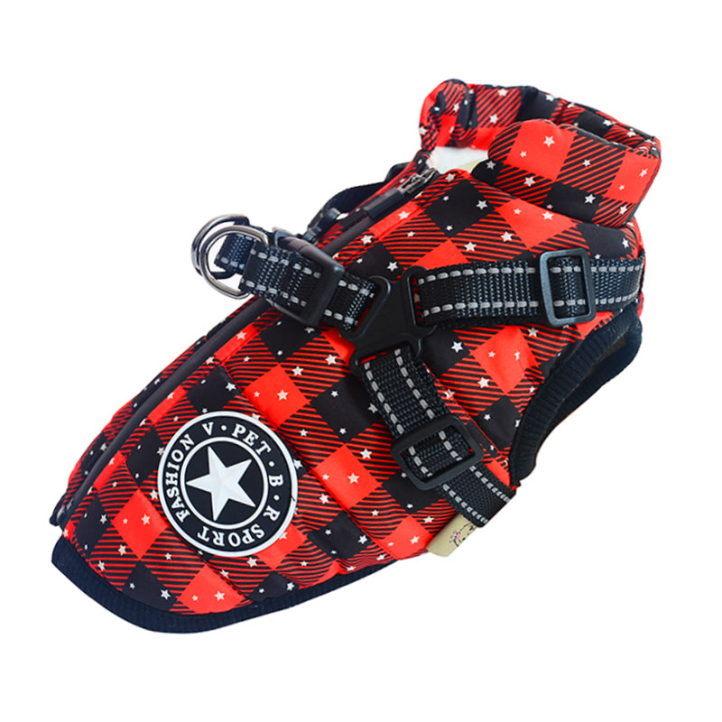 Wasserfeste Hundegeschirr-Jacke