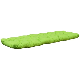 3er Bankauflage ca. 150x50x8 cm Hellgrün – Gartenbankkissen UV-beständig & formstabil