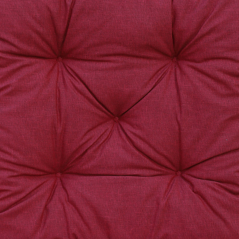 Bankauflage ca. 100x98x8 cm Rot – Gartenbankkissen, UV-beständig & formstabil