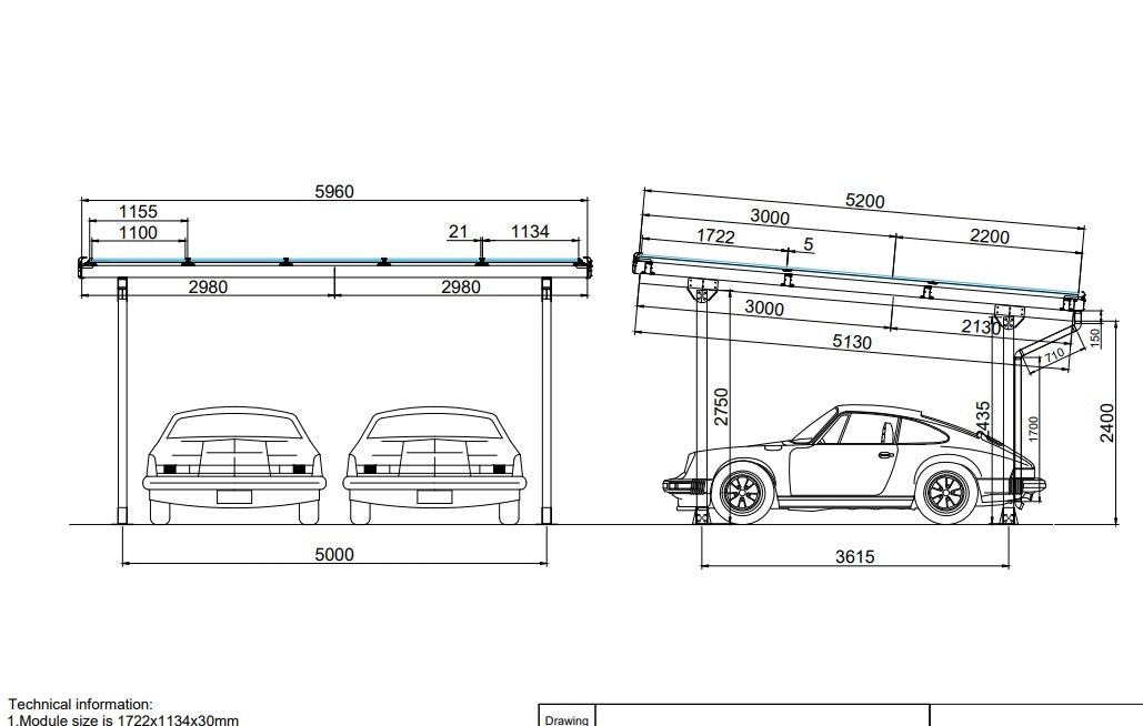 🎉 Sonderaktion: Jetzt Doppelcarport mit Dachverkleidung u. Regenrinne inkl. 15 Solarmodule kaufen & 400W Balkonkraftwerk GRATIS erhalten! 🎉