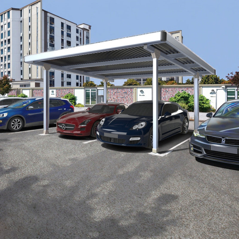🎉 Sonderaktion: Jetzt Doppelcarport mit Dachverkleidung u. Regenrinne inkl. 15 Solarmodule kaufen & 400W Balkonkraftwerk GRATIS erhalten! 🎉