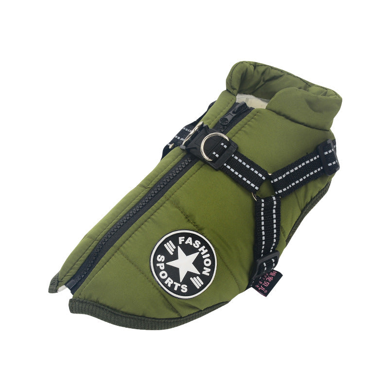 Wasserfeste Hundegeschirr-Jacke