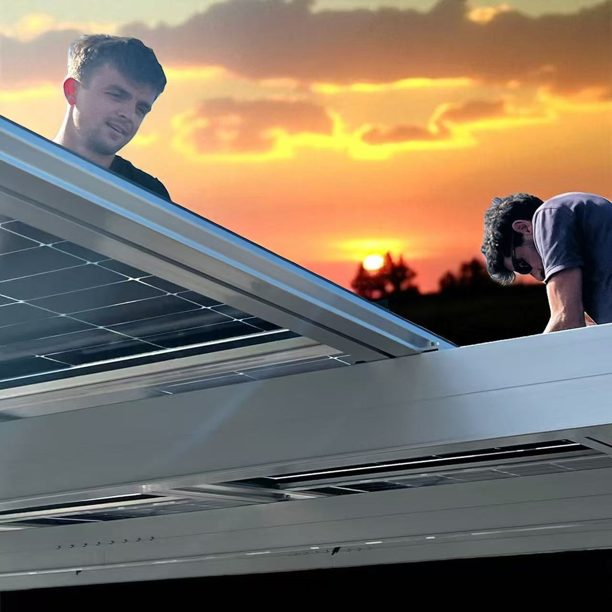 Carport Doppelcarport Gestell für 2 Autos - Überdachung für Autos - Aluminium, Silber