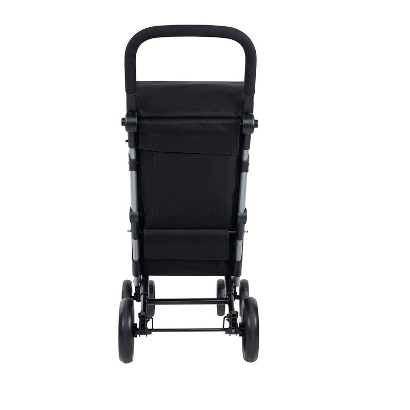 Carlett Einkaufstrolley klappbar 48 L + 10 L Kühltasche – 4-Rad Einkaufswagen bis 25 kg belastbar | B-Ware Sonderposten